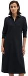Marc OPolo Hemdblusenkleid flared aus Single Jersey mit Paper-Finish