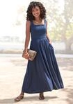 Vivance Midikleid "mit Taschen aus weicher Viskose-Stretch-Qualit&auml;t"