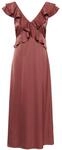 Midikleid KAFFE "Damen Kleid KAsadie", Damen, Gr. 42, N-Gr, rot (port),...