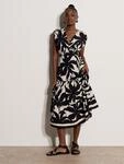 Apricot Midikleid "Midikleid" Gerafft