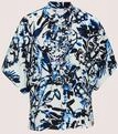 MADELEINE Kurzarmbluse "Blusenshirt Oversized-Bluse mit R&uuml;schen" Bluse mit
