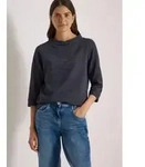 3/4-Arm-Shirt CECIL, Damen, Gr. S (38), blau (urban dunkelblau), Web, 50%...