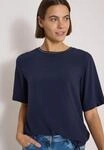 Kurzarmbluse CECIL, Damen, Gr. XS (36), blau (urban dunkelblau), Stoff, 100% Viskose,
