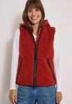 Fellimitatweste CECIL, Damen, Gr. L (42), light russet rot, Stoff, Obermaterial: 100%