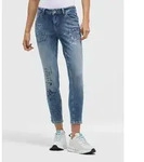 Slim-fit-Jeans SOCCX, Damen, Gr. 27, blau, Denim/Jeans, Material: 82%...