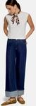 Weite Jeans ZERO "Damen Look-Jeans mit Biesen Style Witney", Damen, Gr. 38,