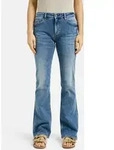 Bootcut-Jeans SMITH & SOUL, Damen, Gr. 32, L&auml;nge 32, denim, Denim/Jeans,