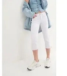 Caprijeans BONPRIX "Slim Fit Jeans Mid Waist, cropped", Damen, Gr. 40, N-Gr,...