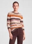 Strickpullover RABE "Pullover", Damen, Gr. 48, bunt (rosa), Obermaterial: 30%