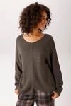 Strickpullover ANISTON CASUAL, Damen, Gr. 36, grau (braun), Grobstrick, Obermaterial:
