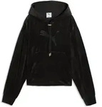 Hoodie PUMA "Essentials Elevated Standard Velour Hoodie Damen", Damen, Gr. S,