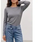 Strickpullover VERO MODA "VMKAMILE LS O-NECK PULLOVER NOOS", Damen, Gr. XS, grau