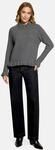 Cartoon Strickpullover "Damen mit Stehkragen" 1