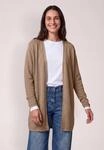 Cardigan CECIL, Damen, Gr. S (38), creamy mocha melange, Web, 60% Baumwolle, 40%