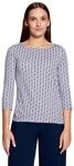 3/4-Arm-Shirt BETTY BARCLAY "Damen mit U-Boot-Ausschnitt", Damen, Gr. 38, wei&szlig; (rot,