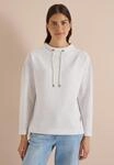 Langarmshirt CECIL, Damen, Gr. L (42), wei&szlig; (light grau melange), Web, 89%