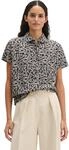 T-Shirt MARC O'POLO "mit Allover-Print", Damen, Gr. XL, schwarz, Obermaterial: 100%