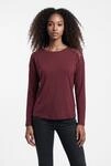 ONLY T-Shirt "ONLLUNI L/S TOP WITH LACE DETAILS CS JRS" Viskosemischung,...