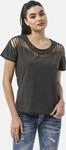 Cipo & Baxx T-Shirt "WT388" mit Cut-Out-Design