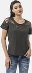 T-Shirt CIPO & BAXX "WT388", Herren, Gr. S, anthrazit, 95% Baumwolle, 5% Elasthan,