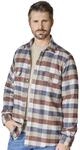 Hemdjacke CASAMODA "CASAMODA Hemdjacke kariert", Herren, Gr. M, rot, 100% Baumwolle,
