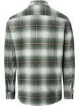 Hemdjacke CASAMODA "CASAMODA Hemdjacke kariert", Herren, Gr. S, gr&uuml;n, 100%