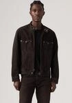Jeansjacke LEVI'S "TWISTED MOTO JACKET", Herren, Gr. M, braun (midnight twist jkt),