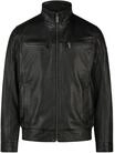 bugatti Lederjacke "BUMATTEO" ohne Kapuze mit Stehkragen