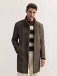 Kurzmantel BUGATTI "Modern Fit", Herren, Gr. 50, braun (90, braun), 55% Polyester,