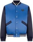 Blouson PHILIPP PLEIN "Logo", Herren, Gr. S, blau (08, middleblau), Obermaterial: