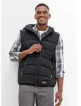 Steppweste BONPRIX, Herren, Gr. 48, schwarz, Obermaterial: 100% Baumwolle....