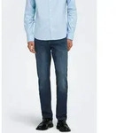 Straight-Jeans ONLY & SONS "ONSWEFT REG. MBD 5094 TAI DNM NOOS", Herren, Gr. 38,
