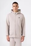 Champion Sweatjacke mit Kapuze, formstabile Optik, aus Baumwollmischung