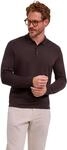 Strickpullover FALKE "Ultrafine Merino Wool", Herren, Gr. S, braun (schwarz choco
