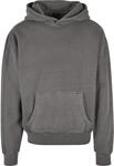 URBAN CLASSICS Rundhalspullover "Urban Classics Herren Heavy Terry Garment Dye...