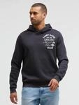 Kapuzensweatshirt CAMP DAVID, Herren, Gr. S, schwarz (blau), Sweatware, Material: 65%
