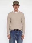 Jack & Jones Rundhalspullover "JJLUKE KNIT CREW NECK AW26" Materialmix, regular...
