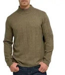 Rollkragenpullover INDICODE "INCrowport", Herren, Gr. S, braun (army mix),...