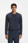Pyjama BOSS "Chris Long Set", Herren, Gr. S, blau (dunkelblau 405), Jersey,