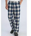 Pyjamahose LINDBERGH "Pyjamahose Comfort Fit", Herren, Gr. M, blau (denim blau),