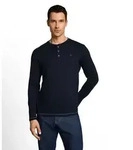 Langarmshirt TOM TAILOR, Herren, Gr. XXL, blau (sky captain blau), Single...