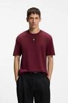 HUGO T-Shirt "Dalile Metal Logo" Regular Fit, Premium Interlock Cotton
