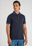 Poloshirt LINDBERGH "Poloshirt Relaxed Fit", Herren, Gr. S, blau (navy 424),