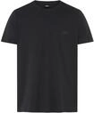 T-Shirt BOSS, Herren, Gr. M, schwarz (dunkelgrau 022), Jersey, Obermaterial: 100%