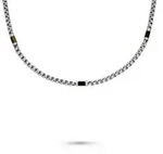 Edelstahlkette S.OLIVER "Schmuck Geschenk Edelstahl Halskette Basic Stones", silber