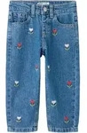 Mom-Jeans NAME IT "NMFBELLA MOM DNM EMB JEANS 5526-BP", M&auml;dchen, Gr. 92, N-Gr,...