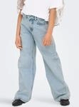 Weite Jeans KIDS ONLY "KOGCOBAIN RHINESTONE WIDE DNM AZG NOOS", M&auml;dchen, Gr....