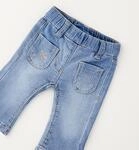 Bequeme Jeans IDO "BABY GIRL TROUSERS", M&auml;dchen, Gr. 62, EURO-Gr&ouml;&szlig;en, clear