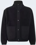 Outdoorjacke ADIDAS SPORTSWEAR "SHERPA", Jungen, Gr. 140, schwarz, Obermaterial: 100%