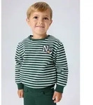 Sweatshirt NAME IT "NMMOZIAS LS NREG SWE BRU PB", Jungen, Gr. 92, gr&uuml;n...